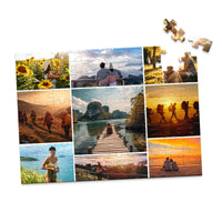 9 Collage Mosaic Photo Puzzle – Landscape - 100 piece