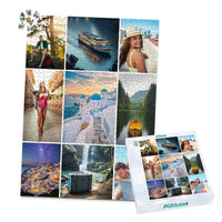 9 Collage Mosaic Photo Puzzle – Portrait - 1000 piece and box