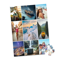 9 Collage Mosaic Photo Puzzle – Portrait - 252 piece