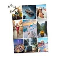9 Collage Mosaic Photo Puzzle – Portrait - 500 piece