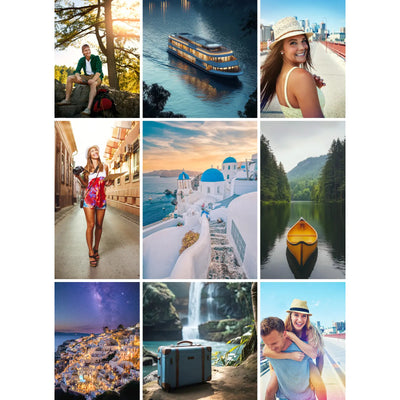 9 Collage Mosaic Photo Puzzle – Portrait