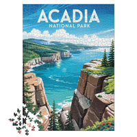 Thumbnail for Acadia National Park Summertime 1000 piece puzzle by MakeYourPuzzles