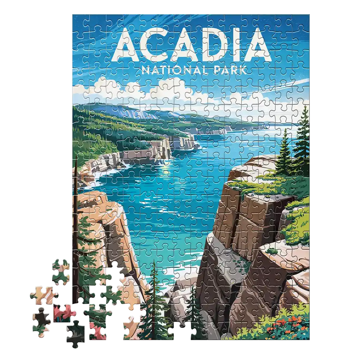 Acadia National Park Summertime 252 piece puzzle by MakeYourPuzzles