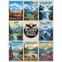 Thumbnail for All 8 Alaska National Parks Collage Puzzle by MakeYourPuzzles