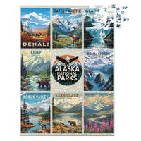 Thumbnail for Alaska National Parks Puzzle Collage 1000 piece by MakeYourPuzzles