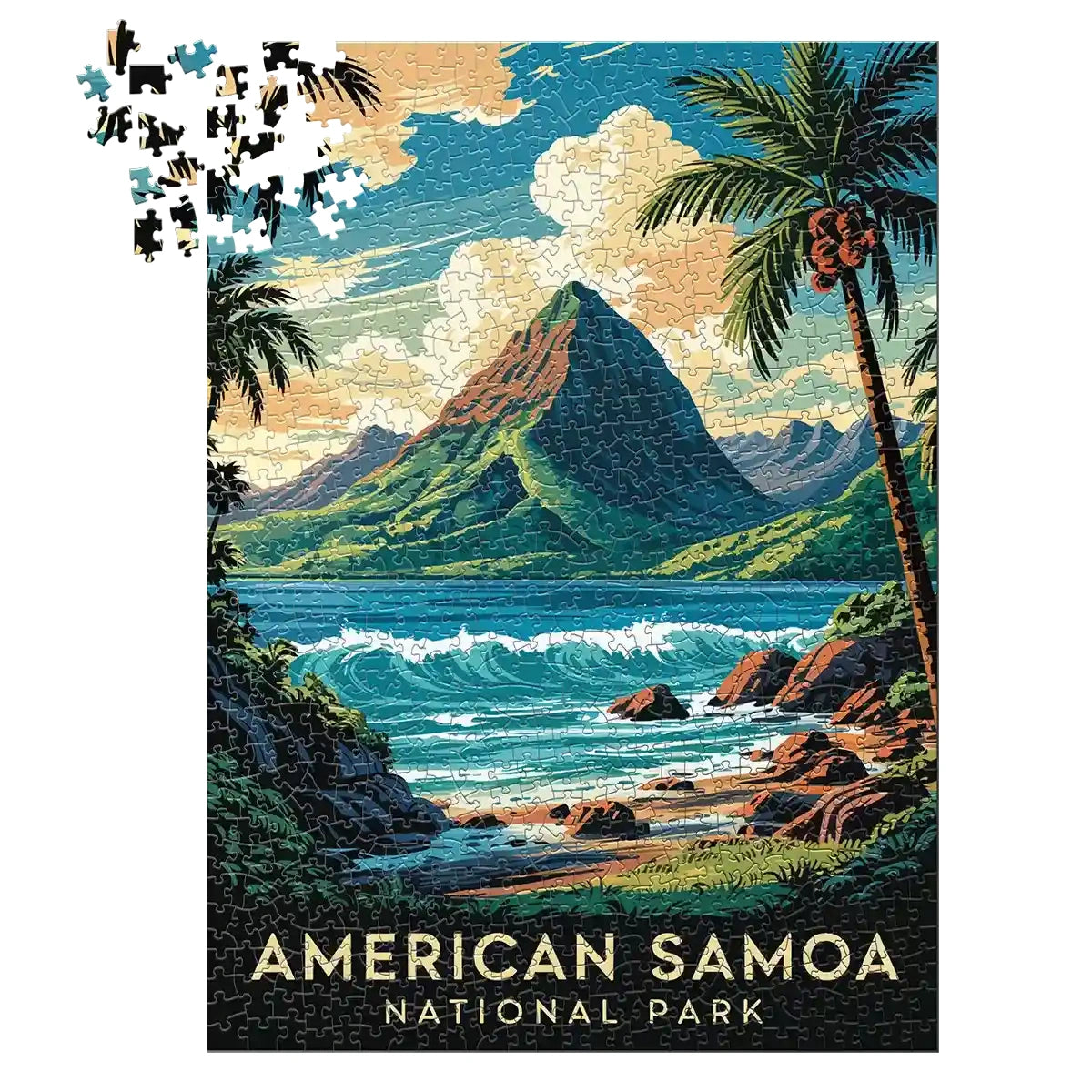 American Samoa National Park 1000 piece jigsaw puzzle by MakeYouPuzzles