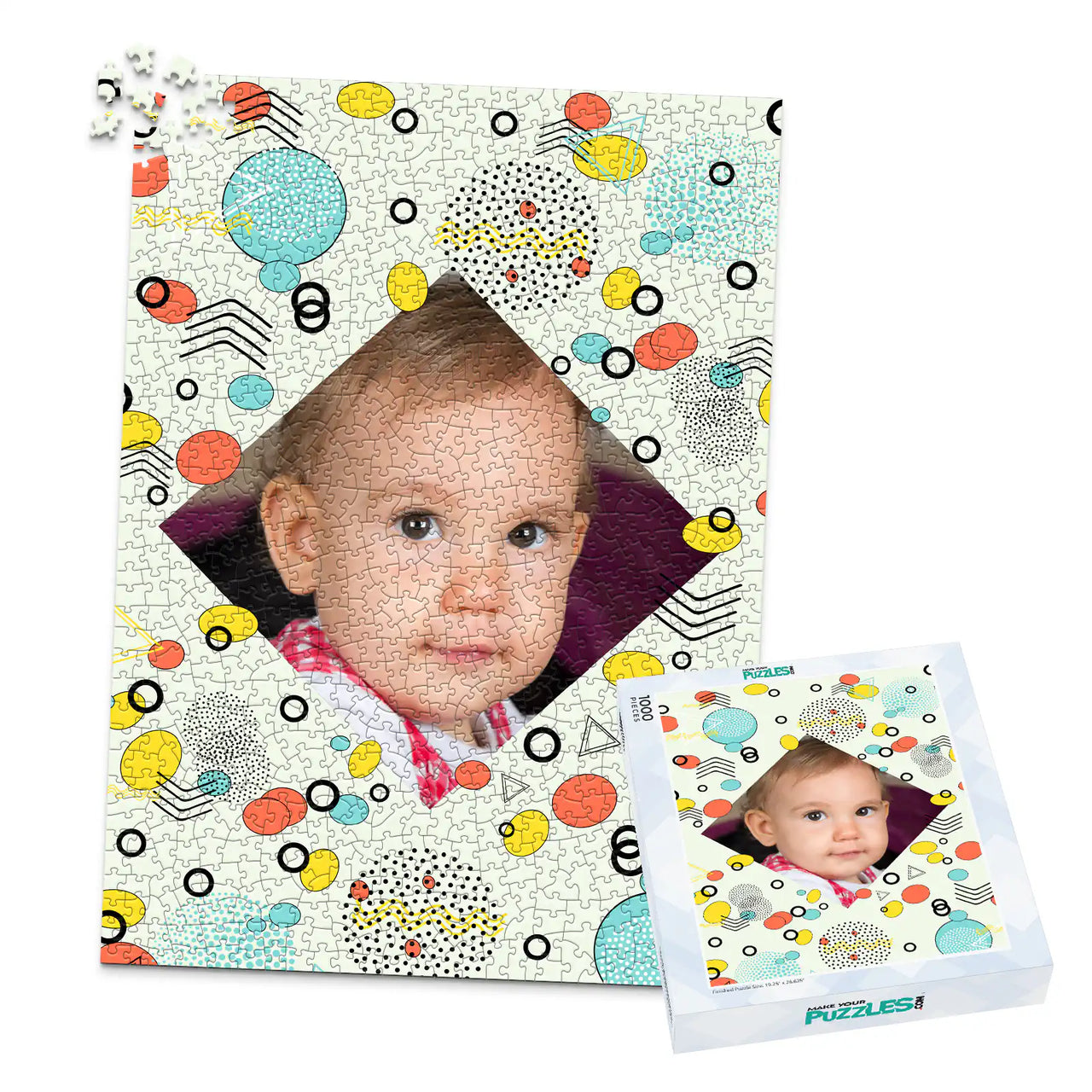 Baby Memphis Photo Puzzle - 1000 piece and box