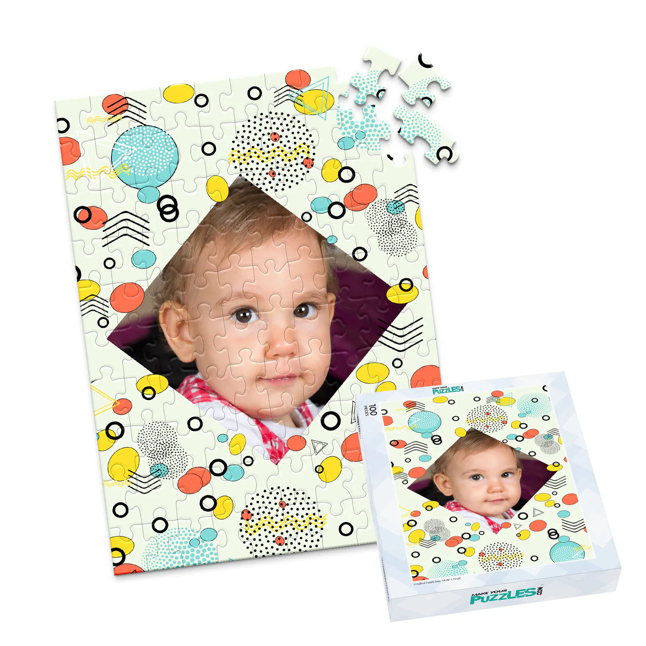 Baby Memphis Photo Puzzle - 100 piece and box