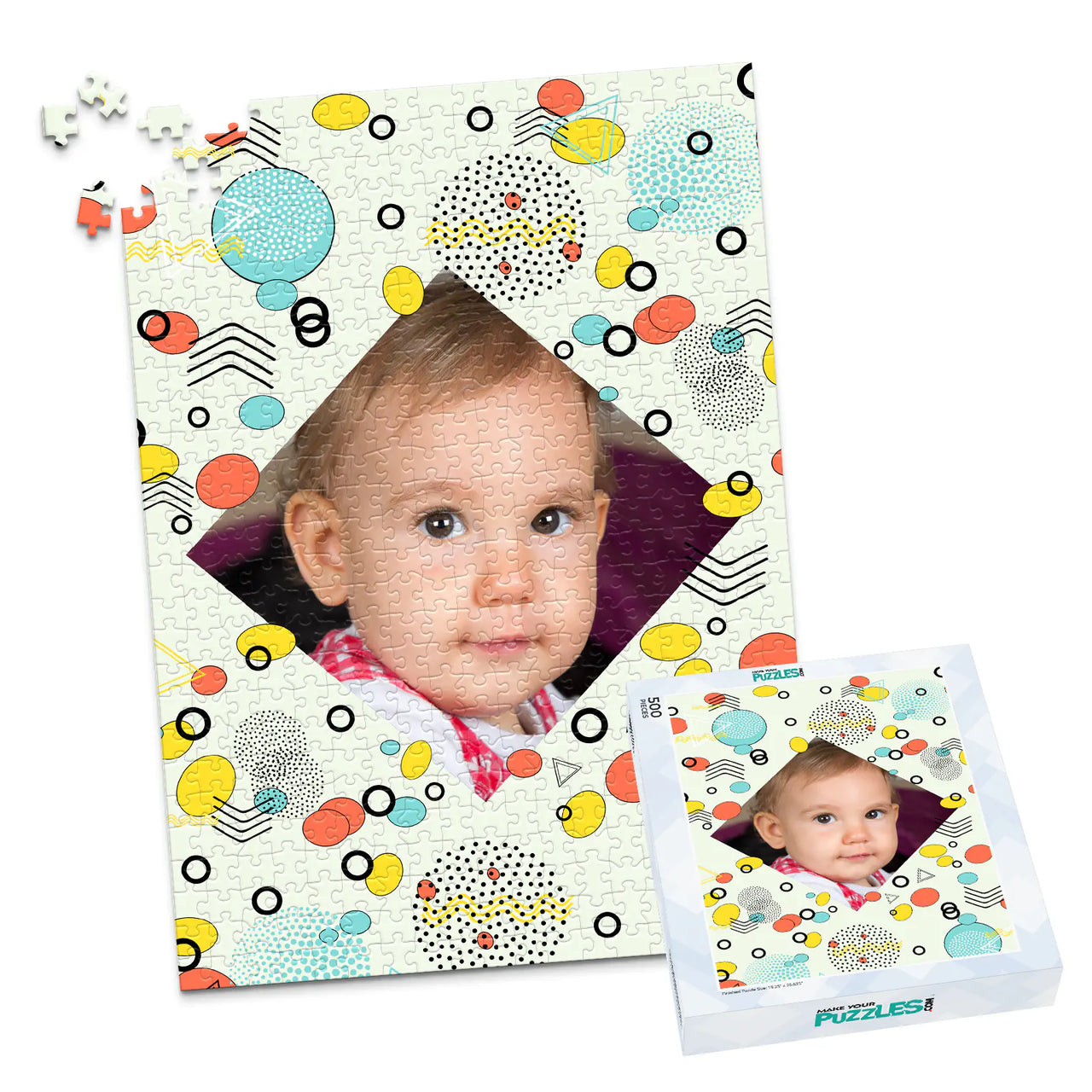 Baby Memphis Photo Puzzle - 500 piece and box