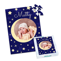 Baby Moon Stars Photo Puzzle - 100 piece and box