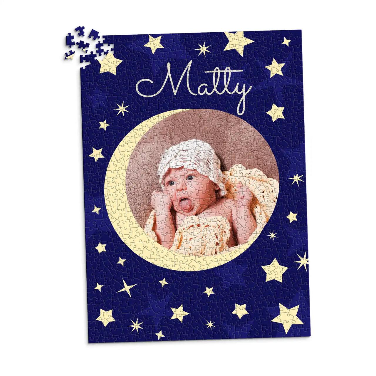 Baby Moon Stars Photo Puzzle - 1000 piece