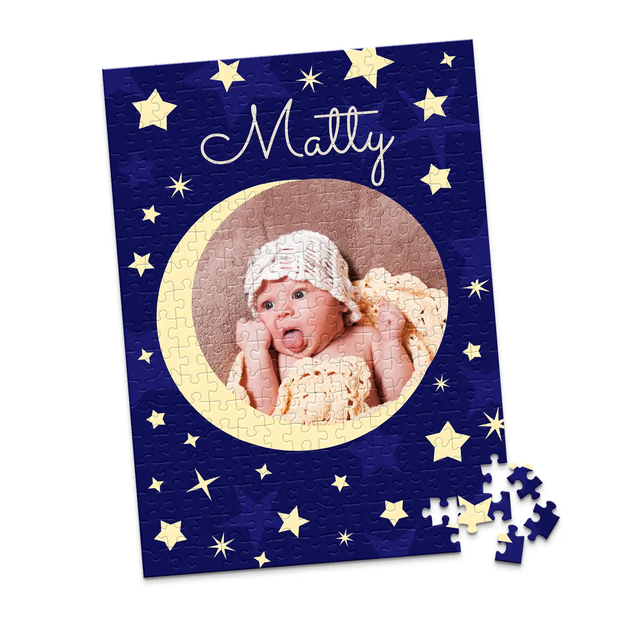 Baby Moon Stars Photo Puzzle - 252 piece