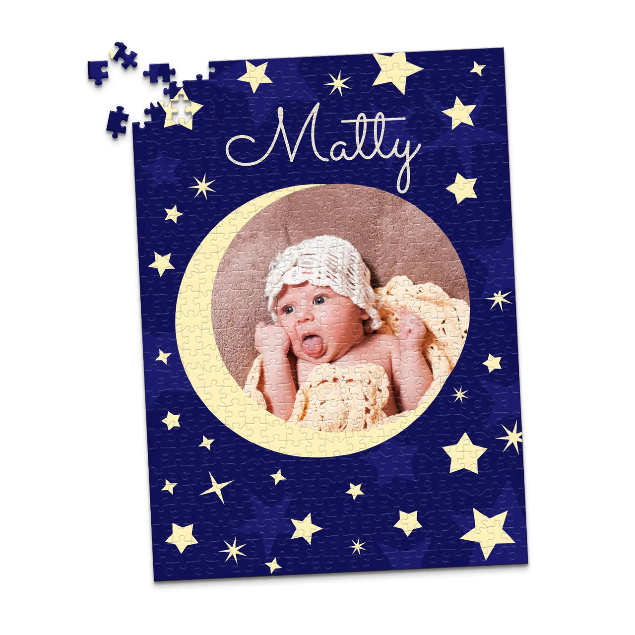 Baby Moon Stars Photo Puzzle - 500 piece
