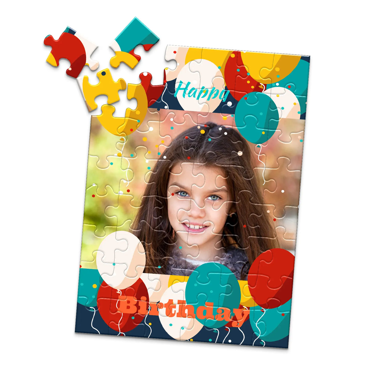 Birthday Balloons Photo Puzzle - 48 piece