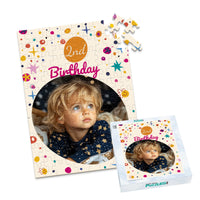 Birthday Confetti Photo Puzzle - 100 piece and box