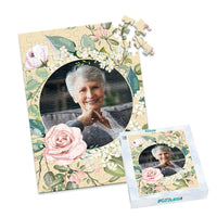 Birthday Floral Wreath Photo Puzzle - 100 piece and box