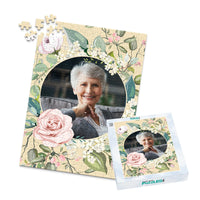 Birthday Floral Wreath Photo Puzzle - 252 piece and box