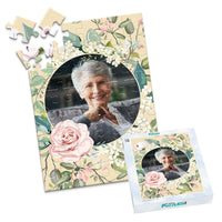 Birthday Floral Wreath Photo Puzzle - 48 piece and box