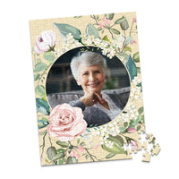 Birthday Floral Wreath Photo Puzzle - 252 piece