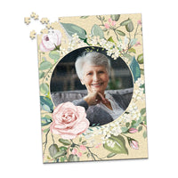 Birthday Floral Wreath Photo Puzzle - 500 piece