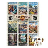 Thumbnail for California National Parks Collage Jigsaw Puzzle 252 pieces by MakeYourPuzzles