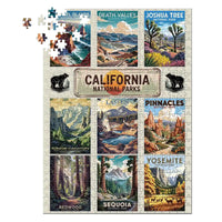 Thumbnail for California National Parks Collage Jigsaw Puzzle 500 pieces by MakeYourPuzzles