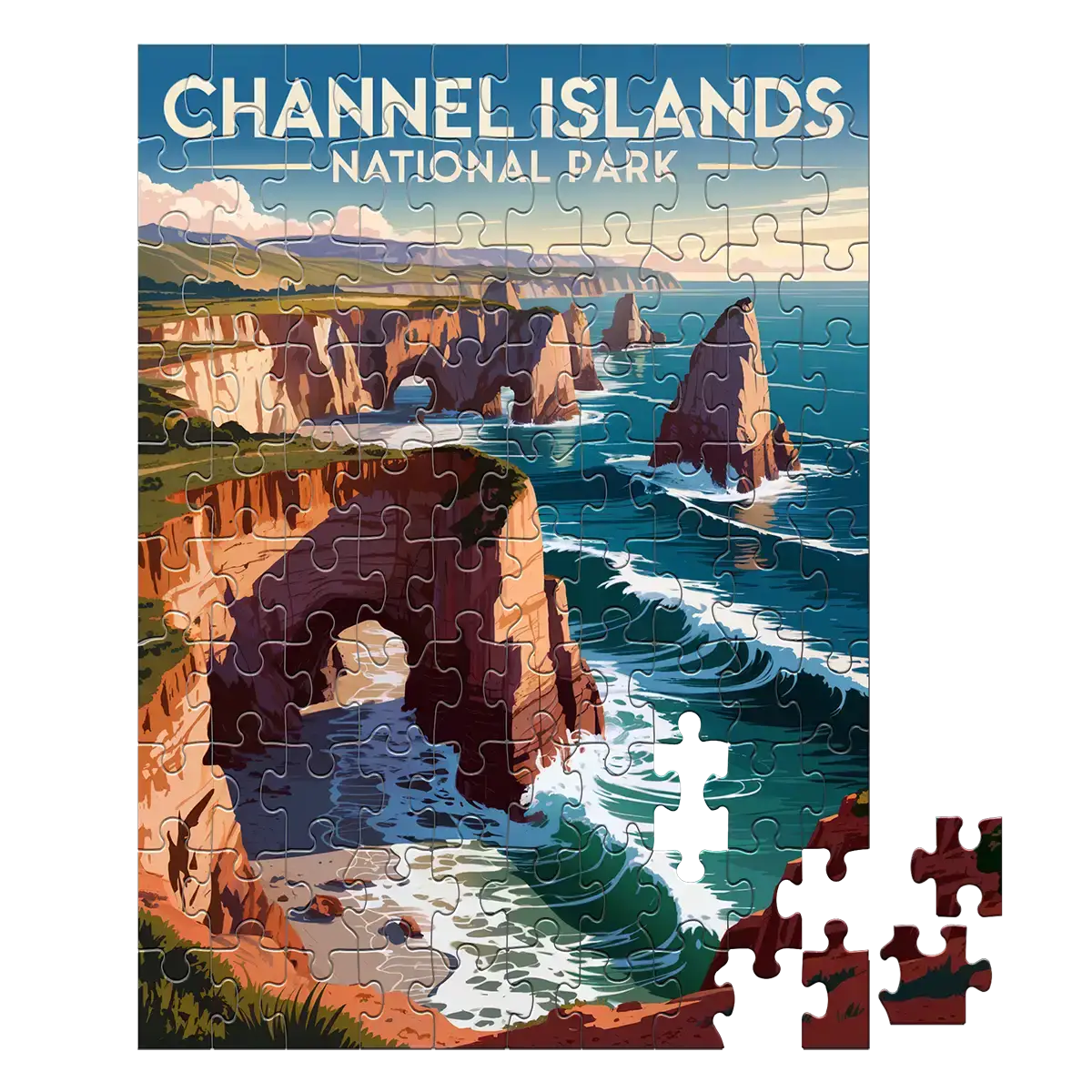 Channel Islands National Park 100 piece puzzle by MakeYourPuzzles