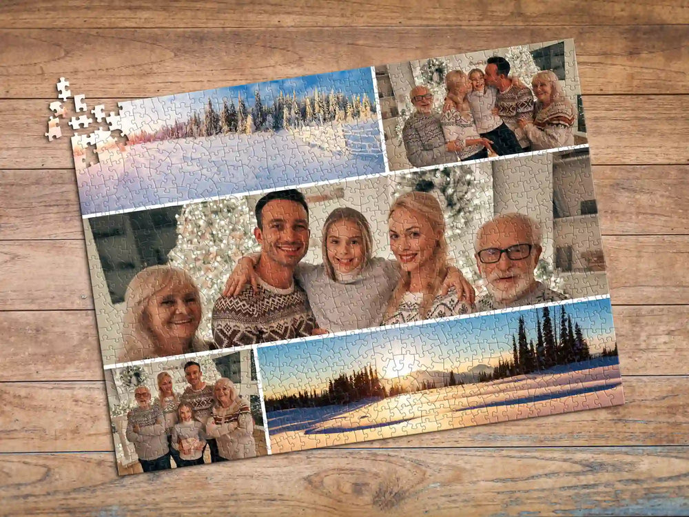 Christmas Collage Photo Puzzle 