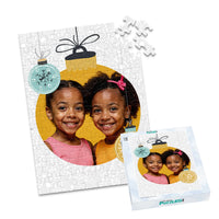 Christmas Bauble Frame Photo Puzzle - 100 piece and box