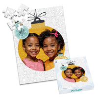 Christmas Bauble Frame Photo Puzzle - 48 piece and box