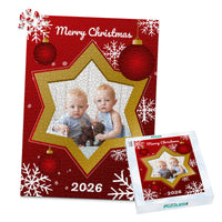 Christmas Gold Star Photo Puzzle - 1000 piece and box