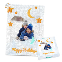 Christmas Moon Stars Photo Puzzle - 1000 piece and box