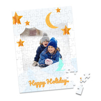 Christmas Moon Stars Photo Puzzle - 100 piece