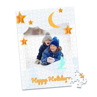 Christmas Moon Stars Photo Puzzle - 252 piece