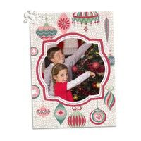 Christmas Retro Ornaments Photo Puzzle - 1000 piece