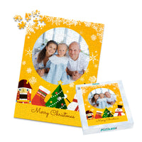 Christmas Snowman Nutcracker Photo Puzzle - 252 piece and box