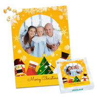 Christmas Snowman Nutcracker Photo Puzzle - 500 piece and box