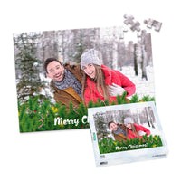 Christmas Pine Candycane Photo Puzzle - 100 piece and box