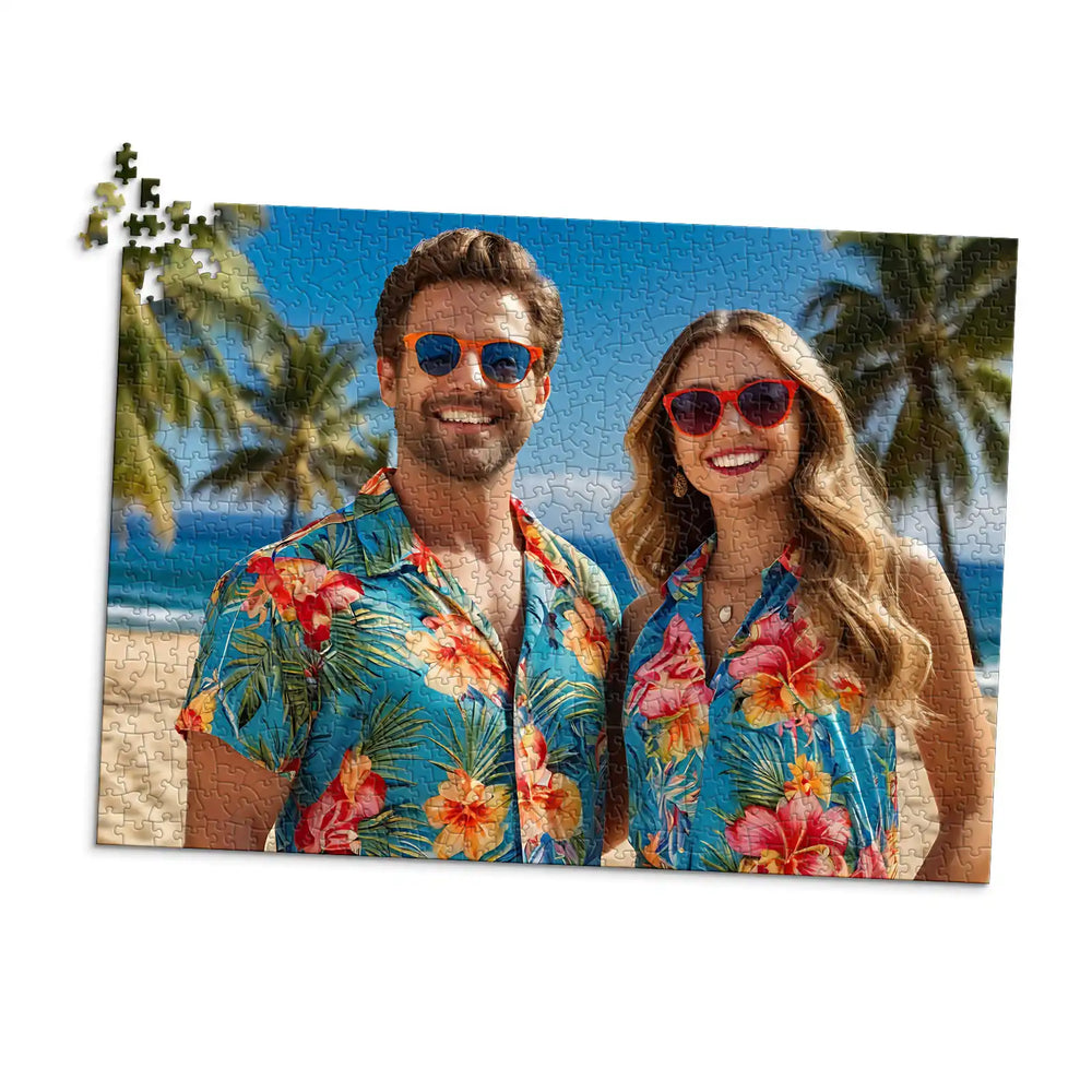 travel puzzle featuring a memorable vacation destination
