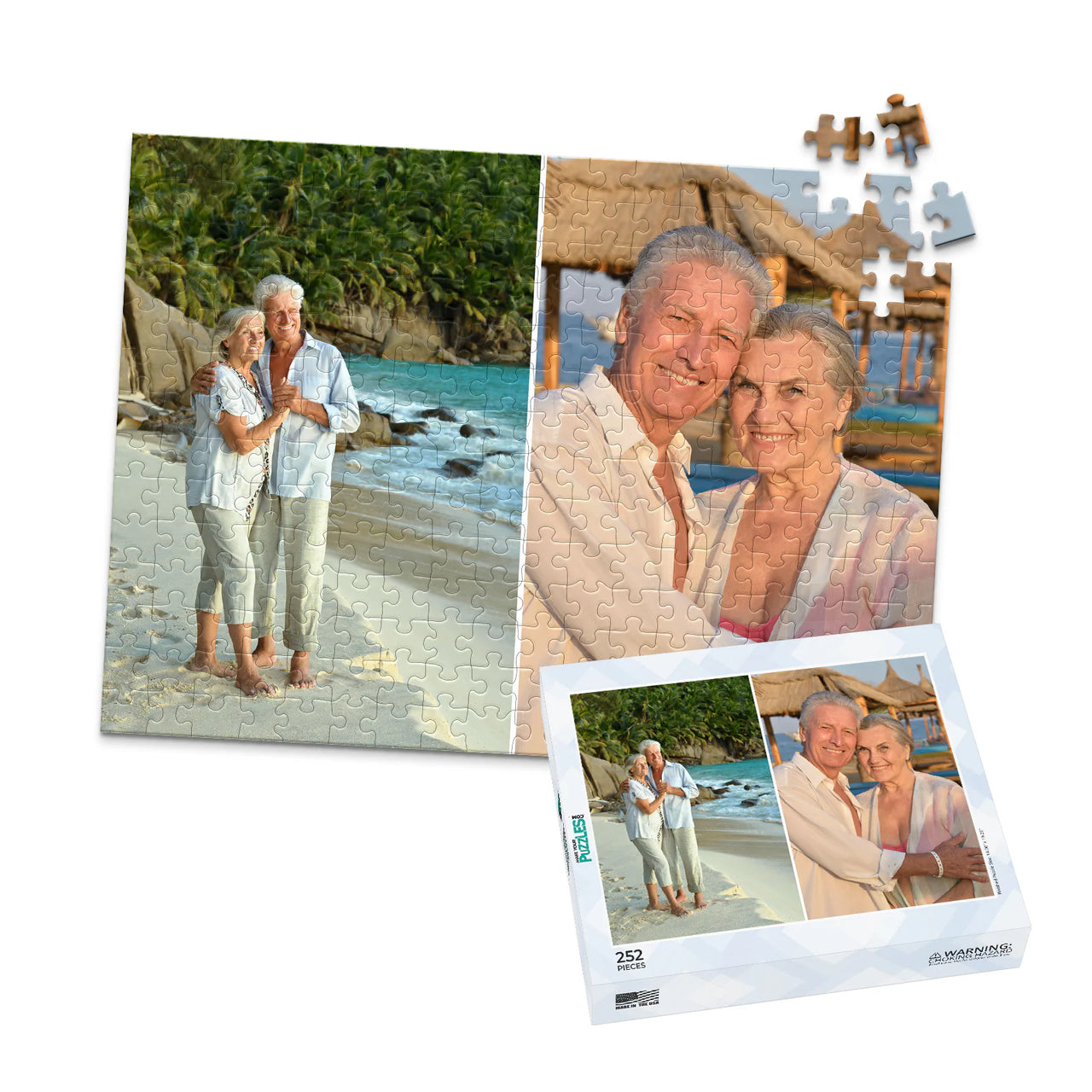 2 Collage Classic Photo Puzzle – Landscape