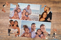 Thumbnail for Photo Collage Puzzle 1000 piece showing family vacation snapshots | MakeYourPuzzles