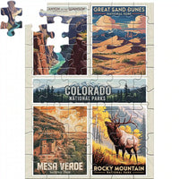 Thumbnail for Colorado National Parks Puzzle Collage 48 piece puzzle by MakeYourPuzzles