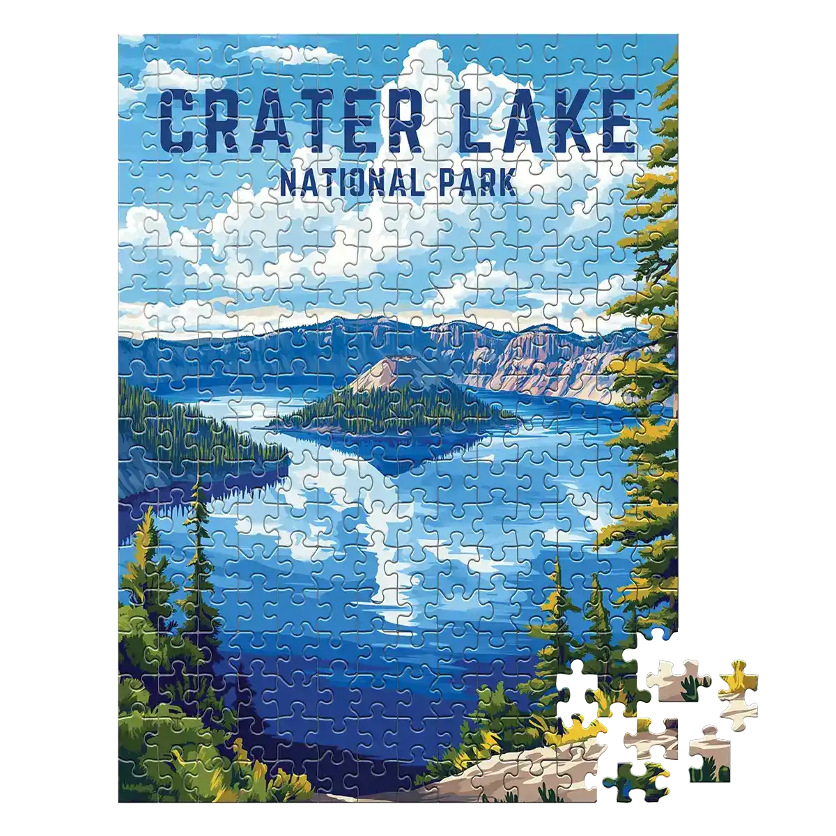 Crater Lake National Park 252 piece puzzle by MakeYourPuzzles