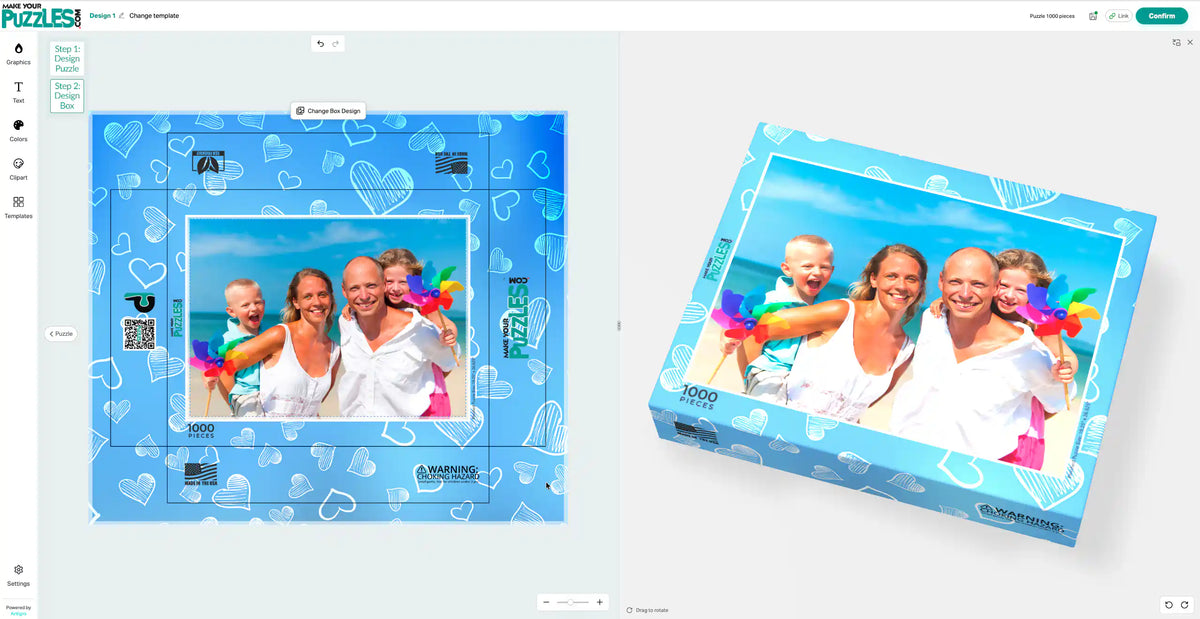 custom puzzle box design options