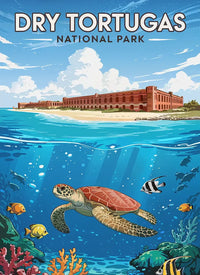 Thumbnail for Dry Tortugas National Park Puzzle WPA Style by MakeYourPuzzles