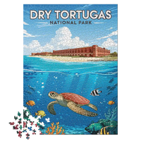 Thumbnail for Dry Tortugas National Park 1000 piece puzzle by MakeYourPuzzles