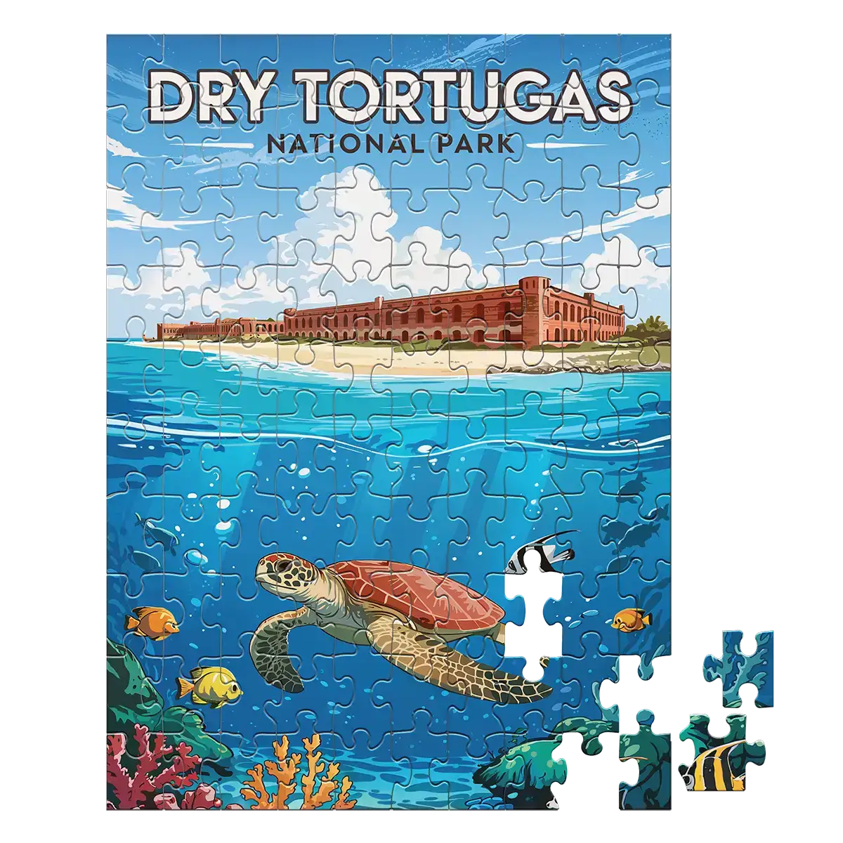 Dry Tortugas National Park 100 piece puzzle by MakeYourPuzzles