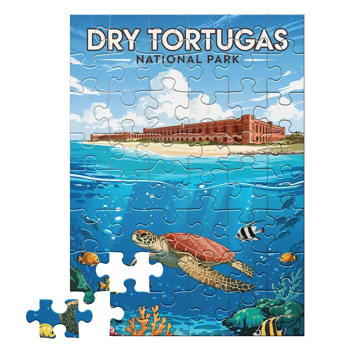 Dry Tortugas National Park 48 piece puzzle by MakeYourPuzzles