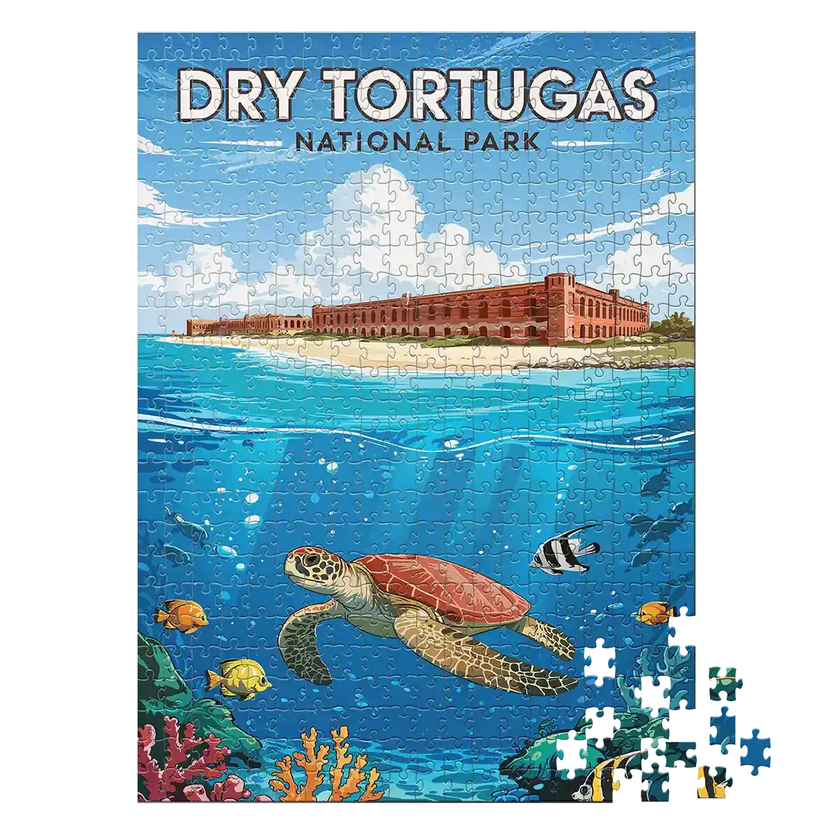 Dry Tortugas National Park 500 piece puzzle by MakeYourPuzzles