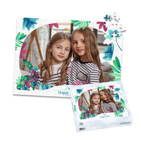 Easter Floral Frame Photo Puzzle - 252 piece and box